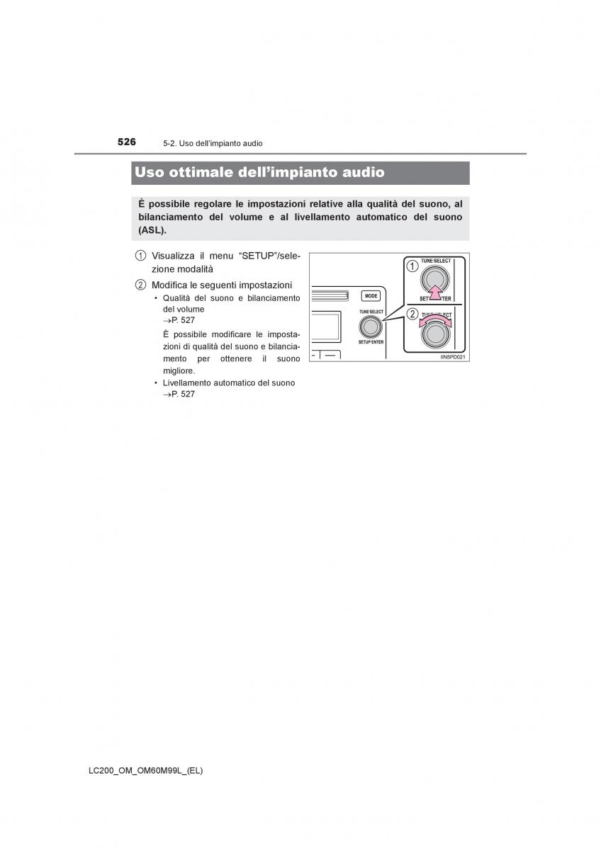 Toyota Land Cruiser J200 manuale del proprietario / page 526