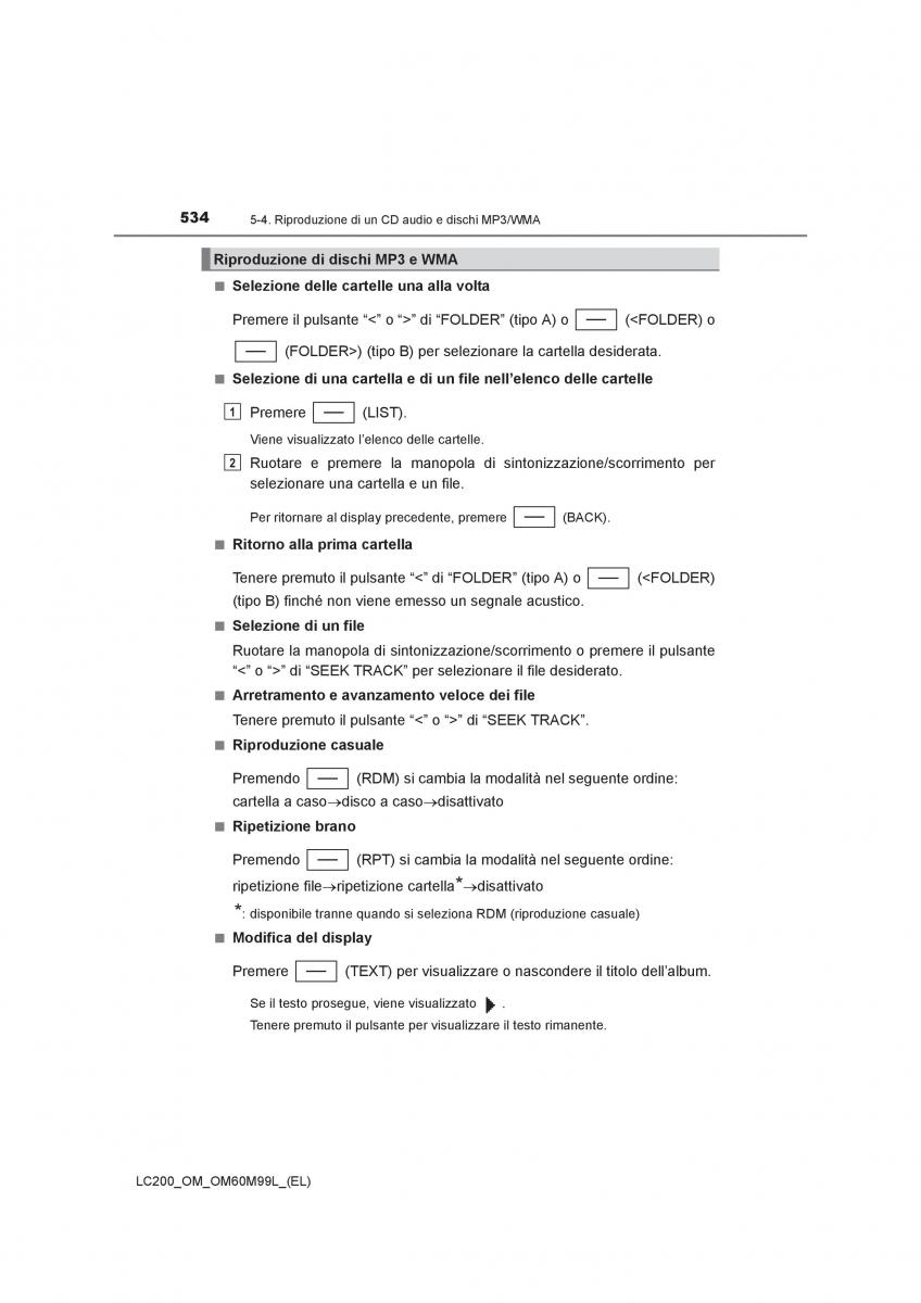 Toyota Land Cruiser J200 manuale del proprietario / page 534