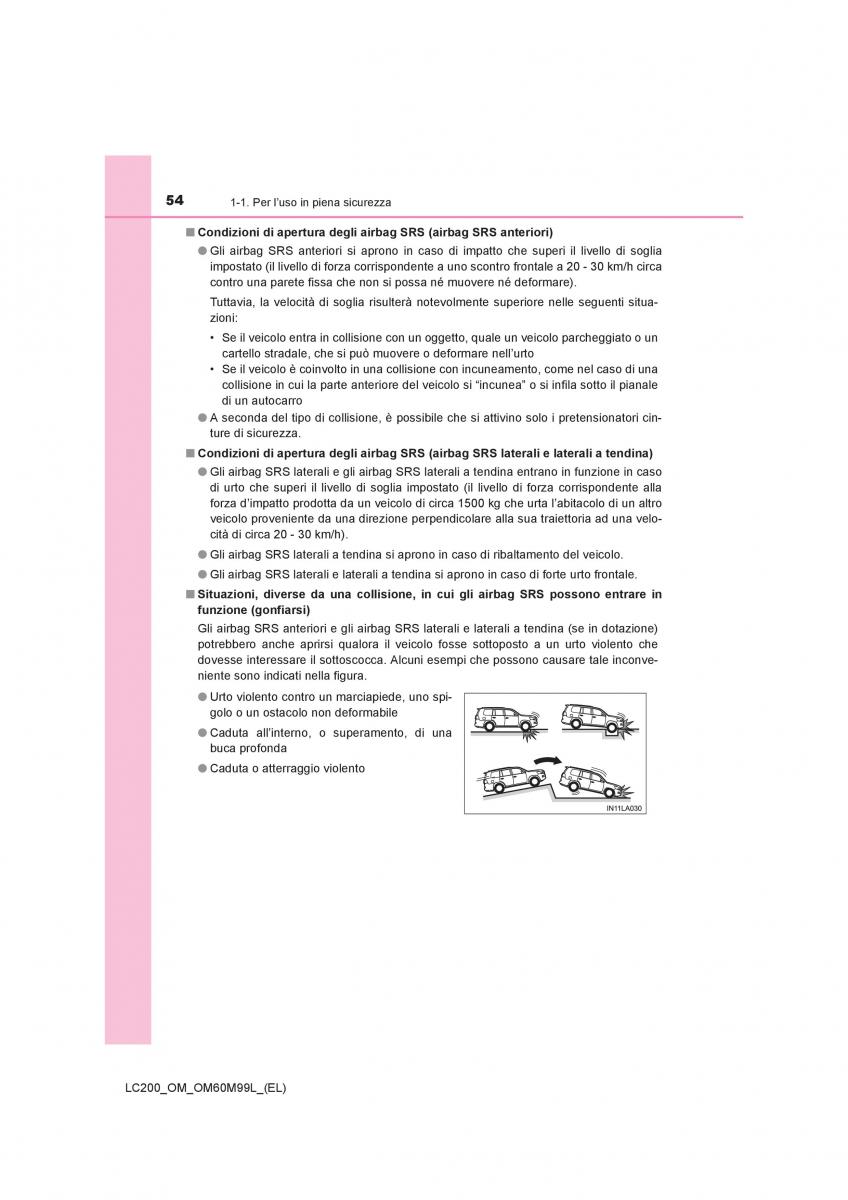 Toyota Land Cruiser J200 manuale del proprietario / page 54