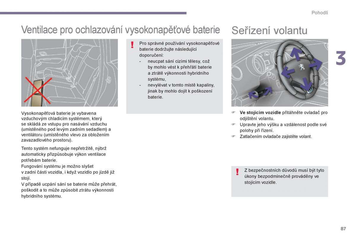 Peugeot 3008 Hybrid navod k obsludze / page 89