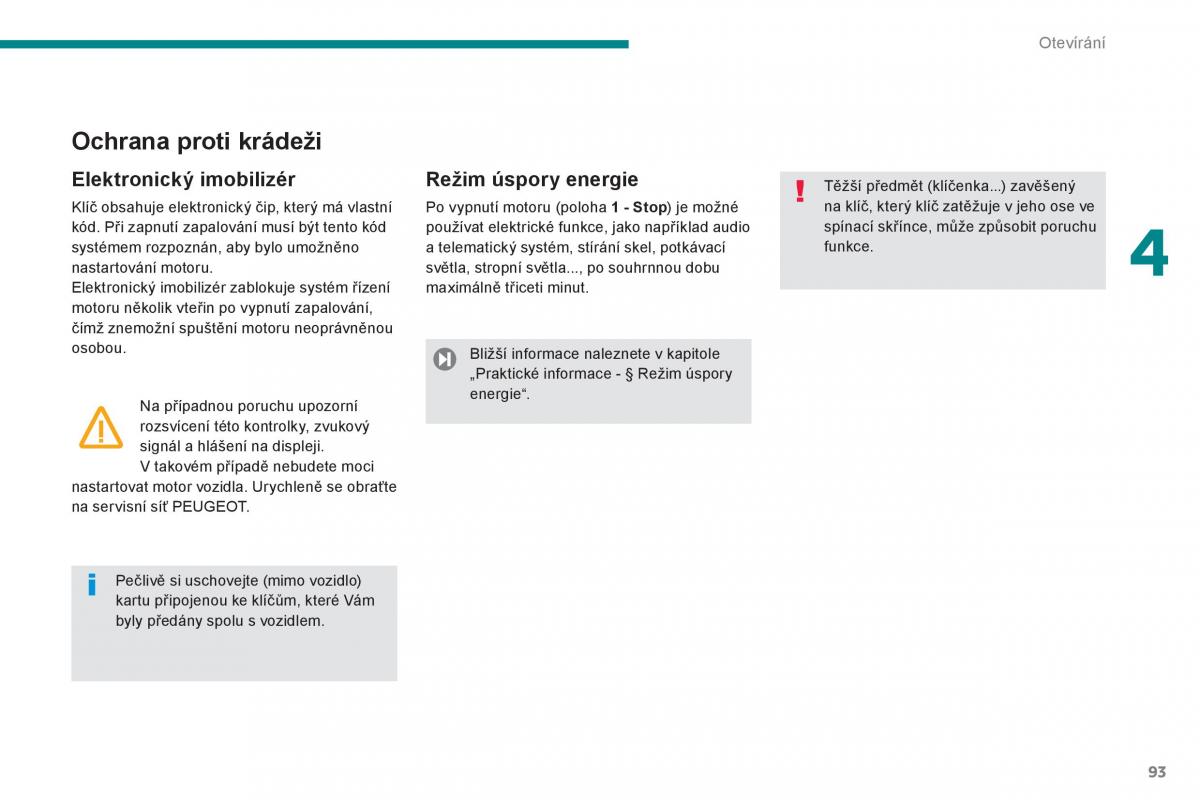 Peugeot 3008 Hybrid navod k obsludze / page 95