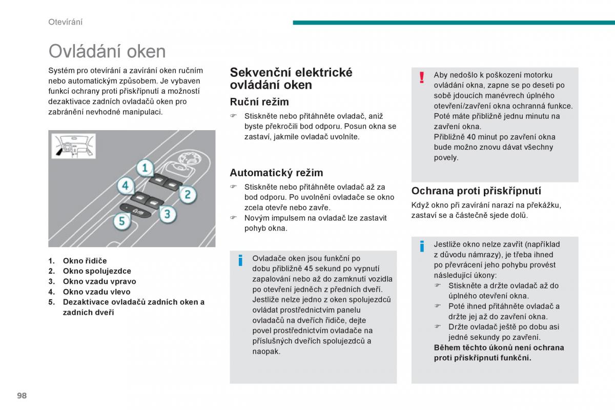 Peugeot 3008 Hybrid navod k obsludze / page 100