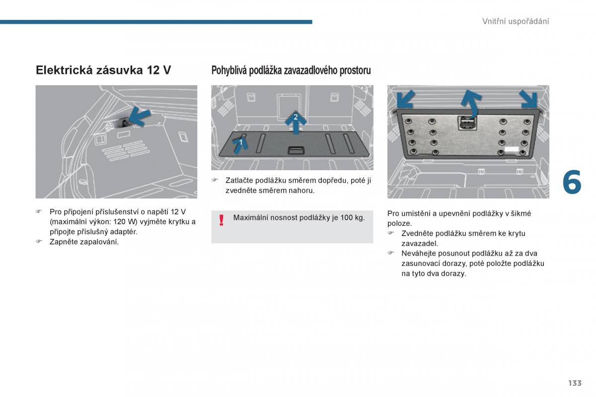 Peugeot 3008 Hybrid navod k obsludze / page 135