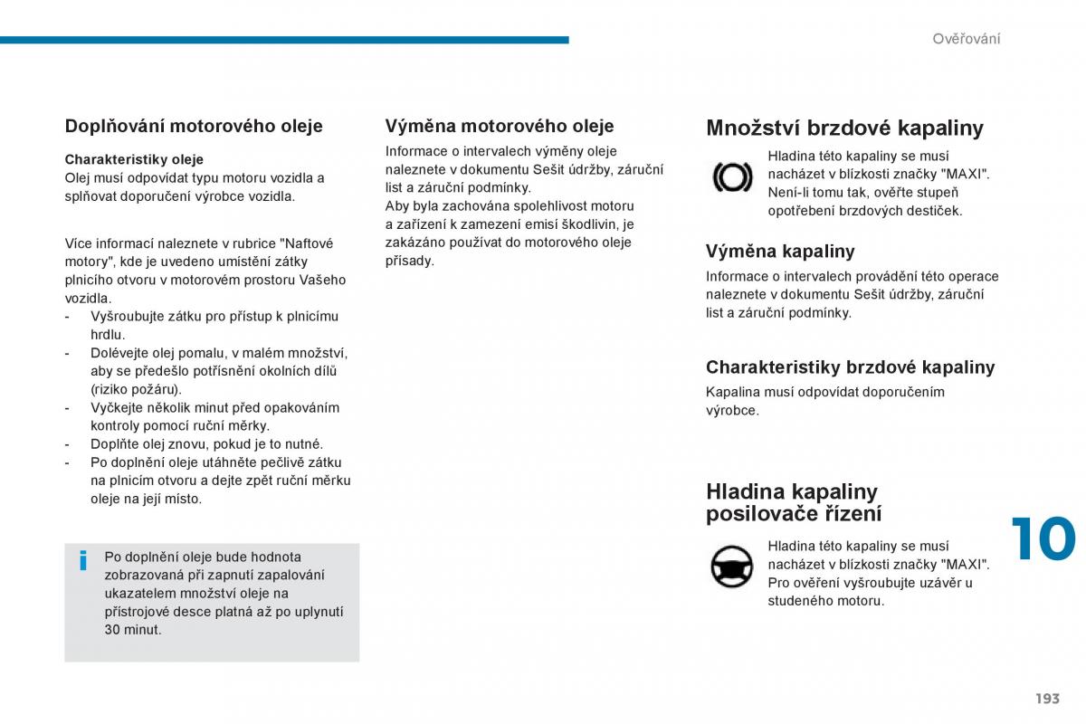 Peugeot 3008 Hybrid navod k obsludze / page 195