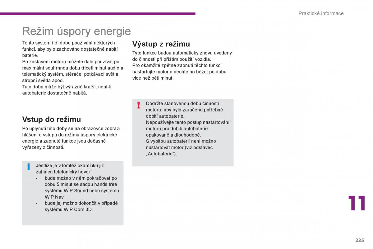 Peugeot 3008 Hybrid navod k obsludze / page 227