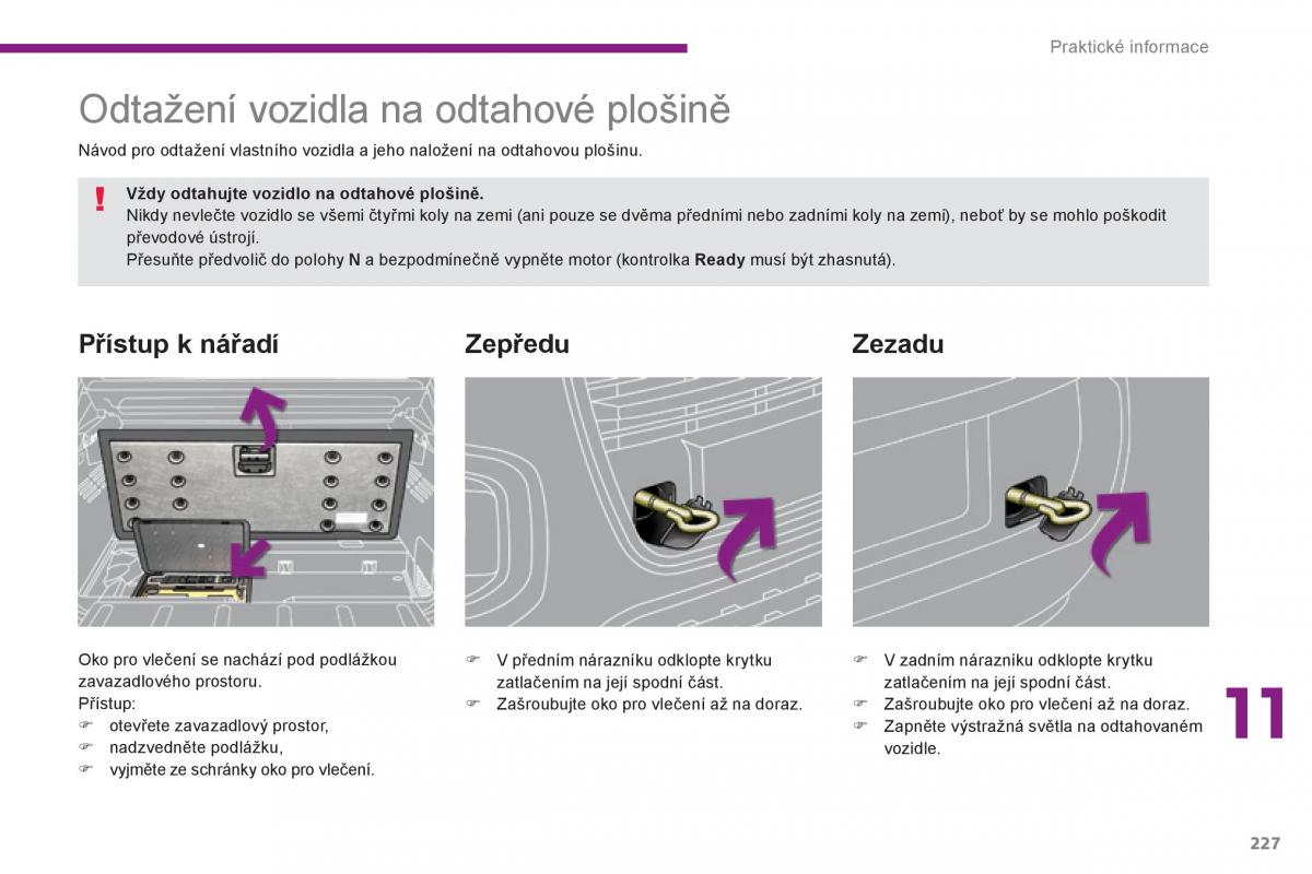 Peugeot 3008 Hybrid navod k obsludze / page 229