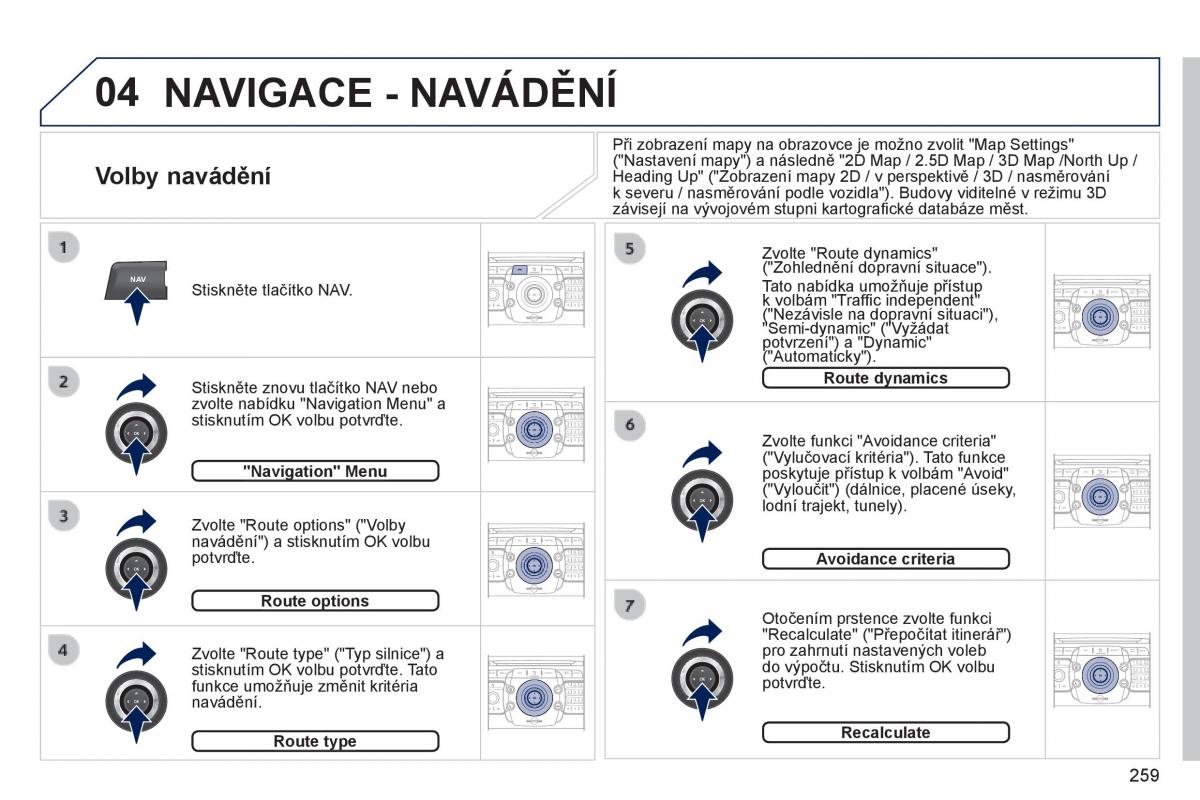 Peugeot 3008 Hybrid navod k obsludze / page 261