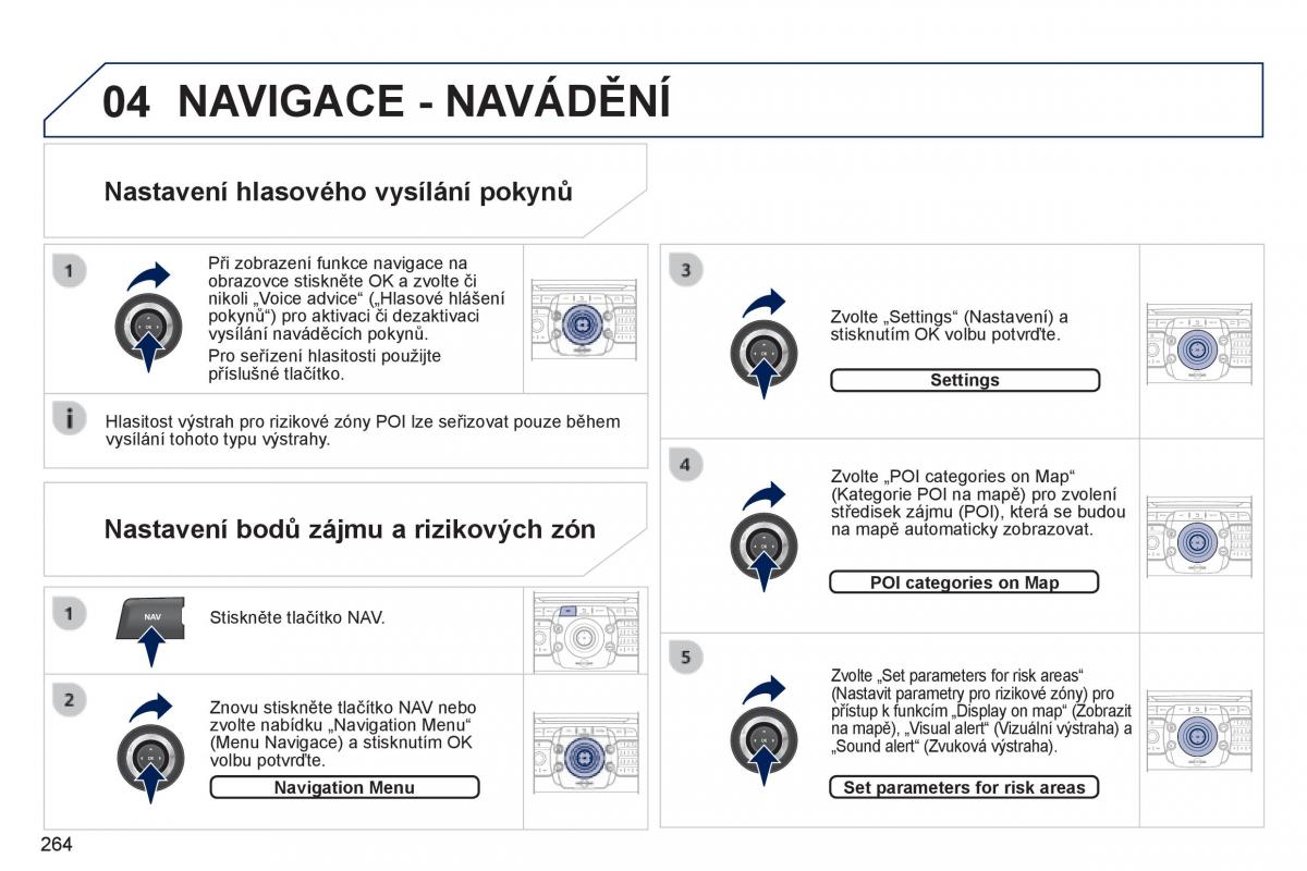 Peugeot 3008 Hybrid navod k obsludze / page 266