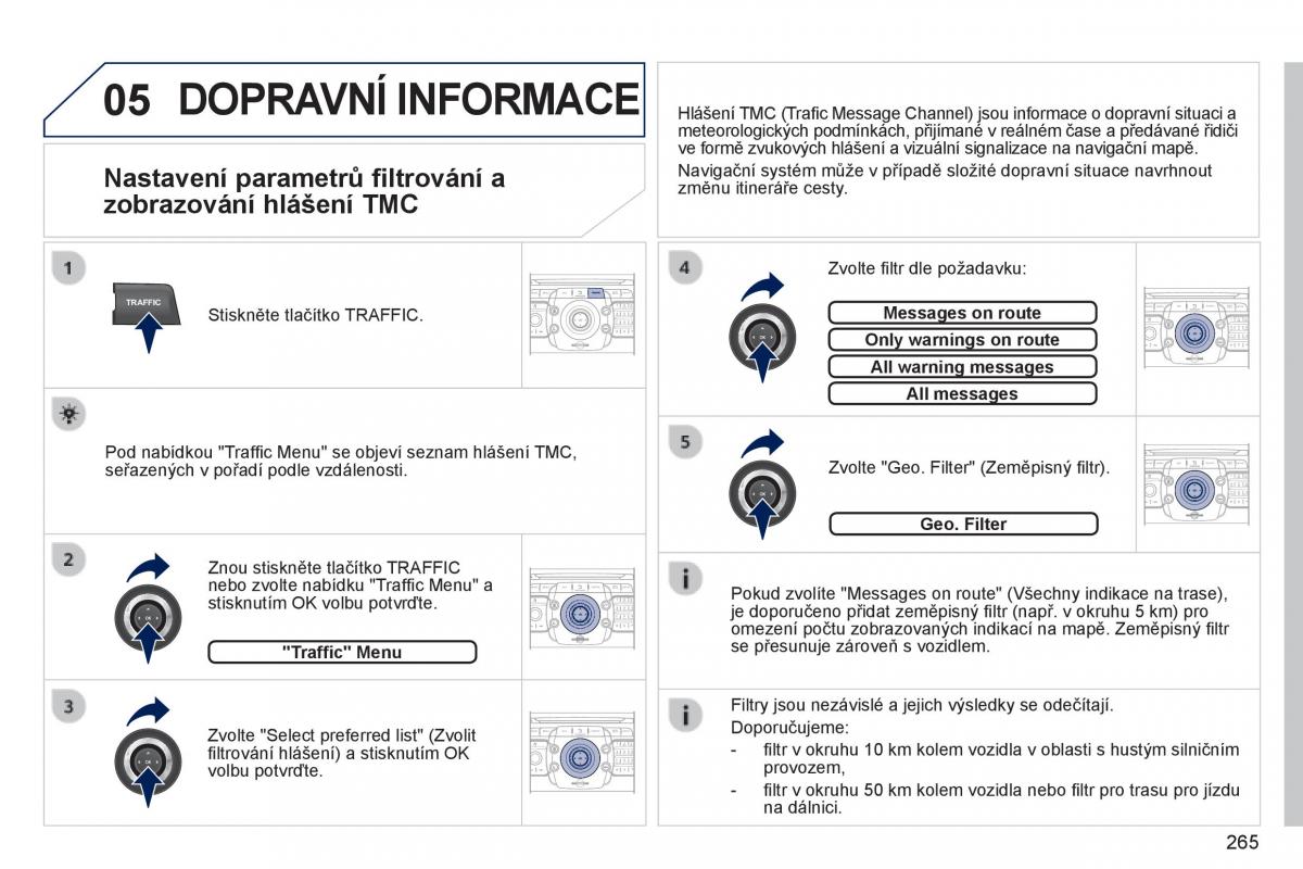 Peugeot 3008 Hybrid navod k obsludze / page 267