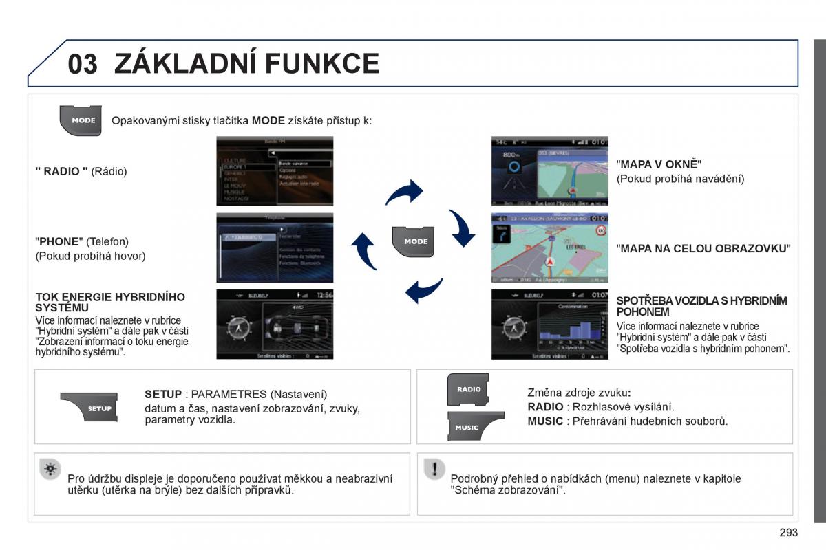 Peugeot 3008 Hybrid navod k obsludze / page 295