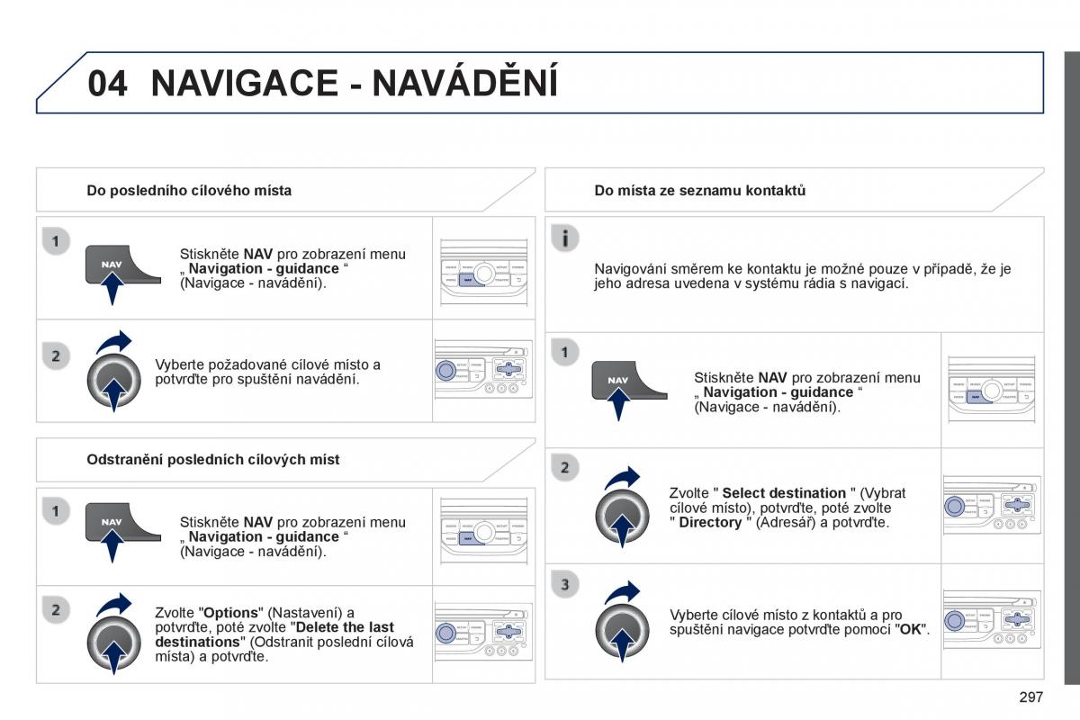 Peugeot 3008 Hybrid navod k obsludze / page 299