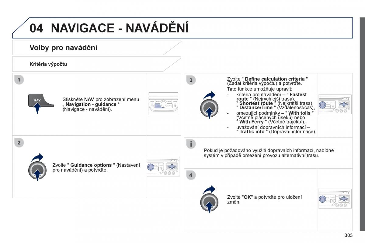 Peugeot 3008 Hybrid navod k obsludze / page 305