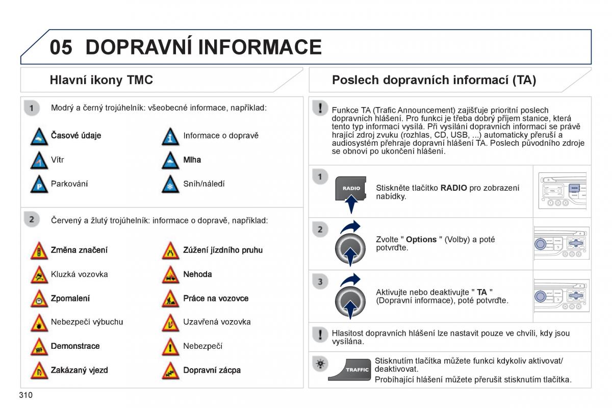 Peugeot 3008 Hybrid navod k obsludze / page 312