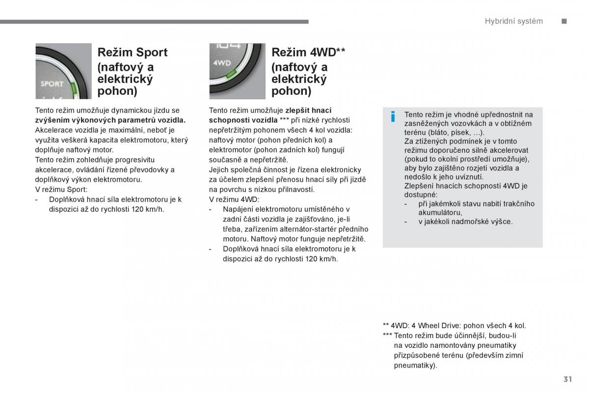 Peugeot 3008 Hybrid navod k obsludze / page 33