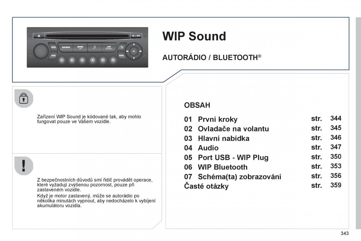 Peugeot 3008 Hybrid navod k obsludze / page 345