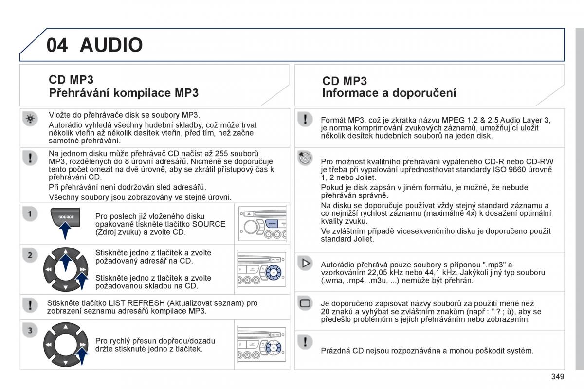 Peugeot 3008 Hybrid navod k obsludze / page 351