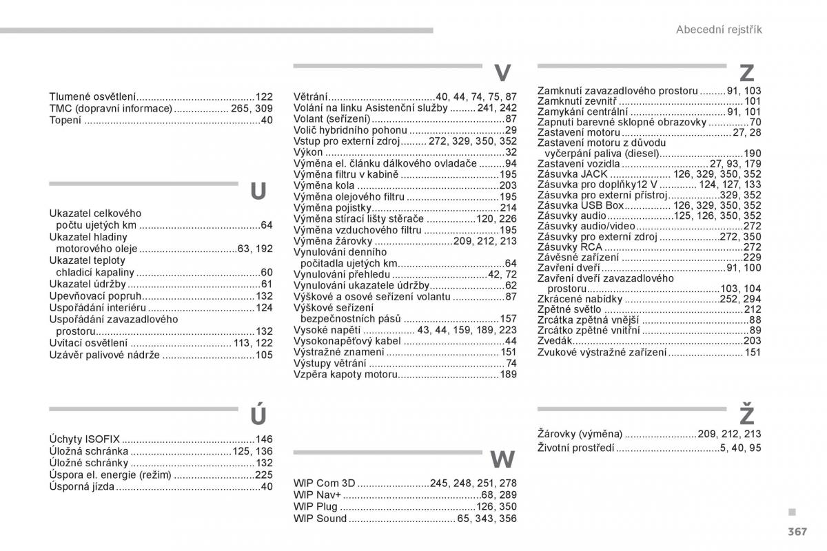 Peugeot 3008 Hybrid navod k obsludze / page 369