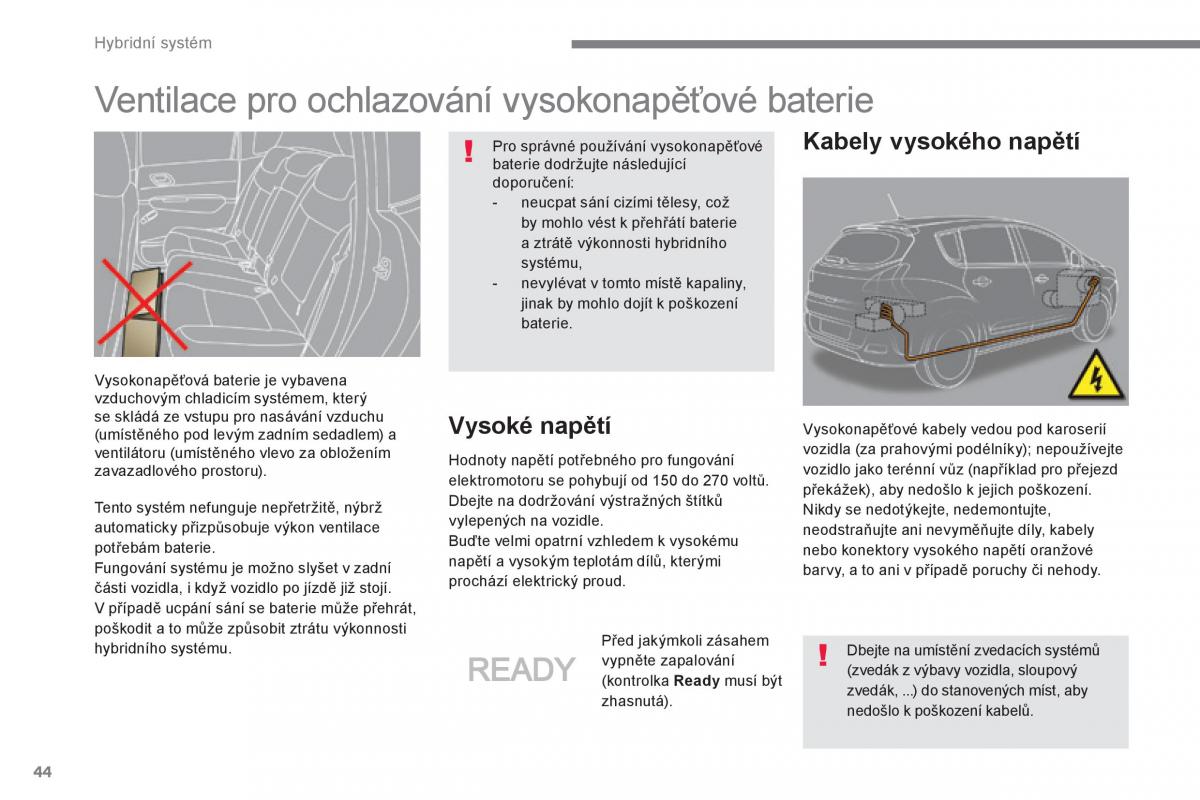 Peugeot 3008 Hybrid navod k obsludze / page 46