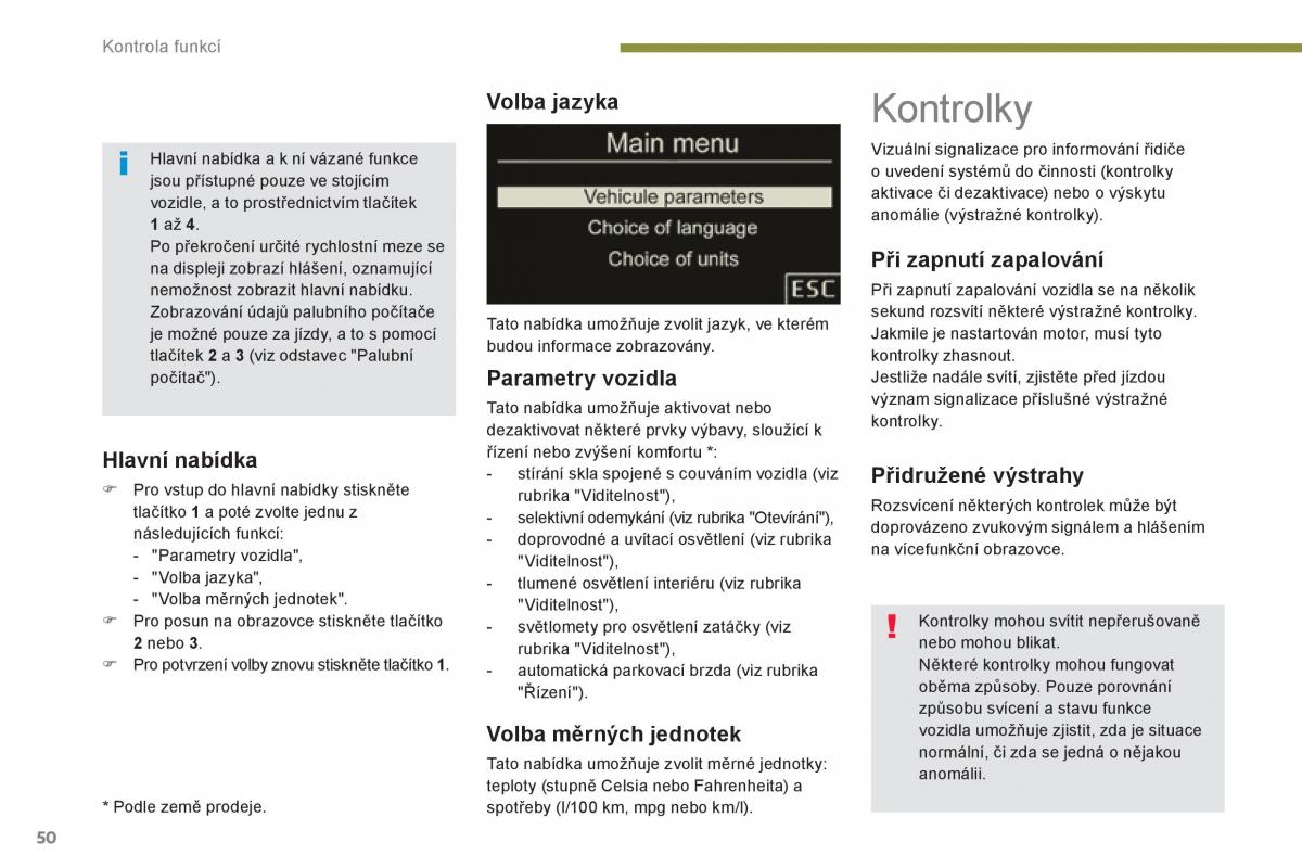 Peugeot 3008 Hybrid navod k obsludze / page 52