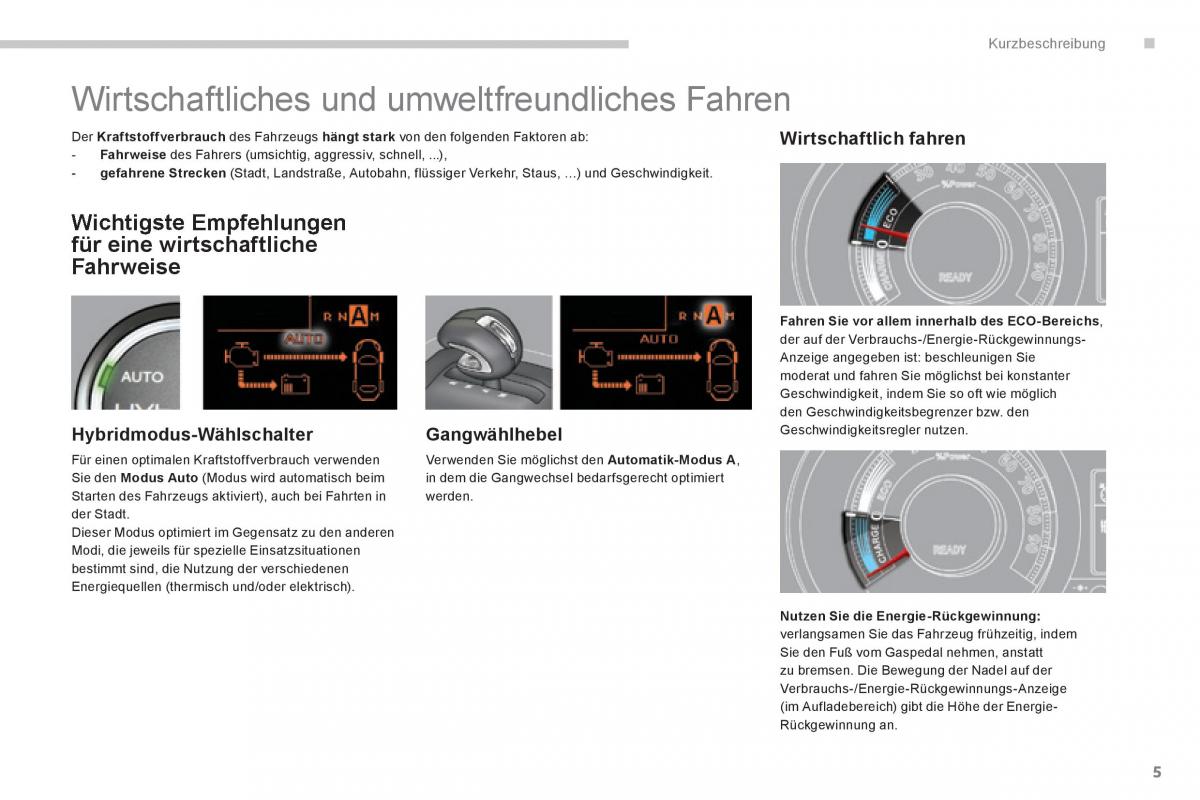 Peugeot 3008 Hybrid Handbuch / page 7