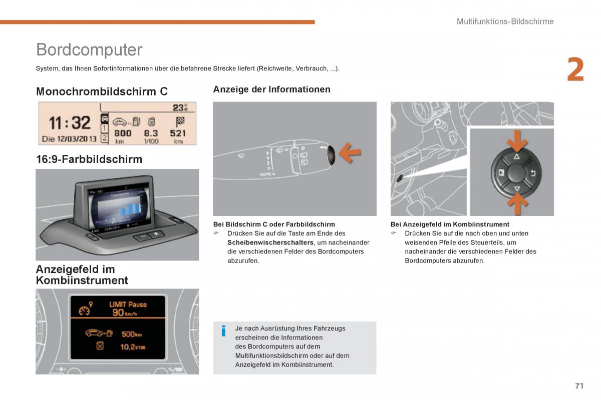 Peugeot 3008 Hybrid Handbuch / page 73