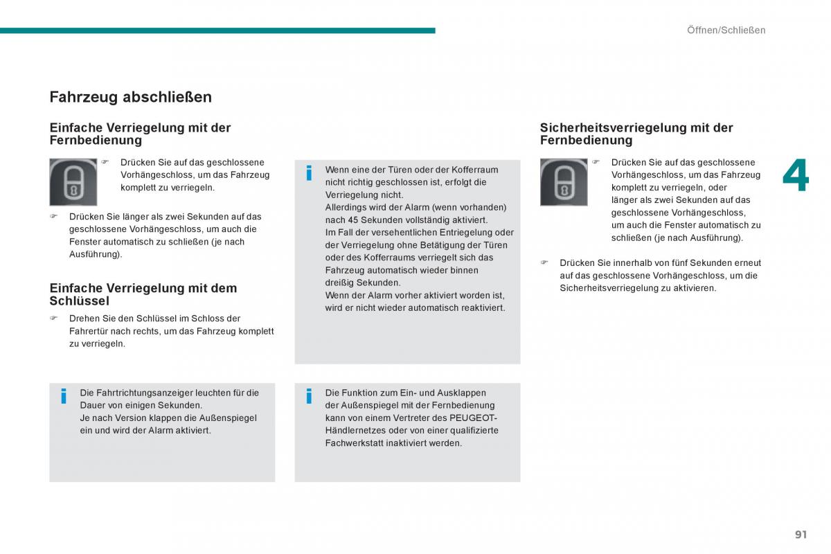 Peugeot 3008 Hybrid Handbuch / page 93