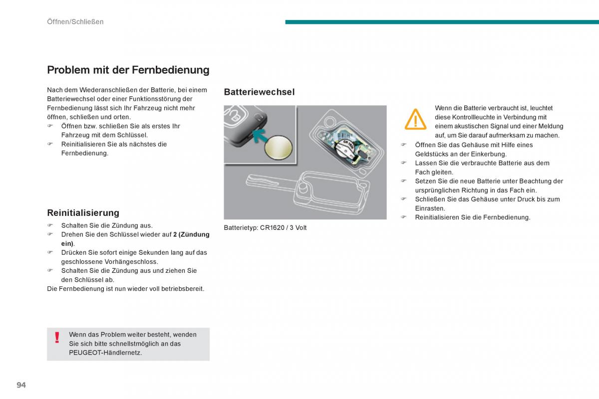 Peugeot 3008 Hybrid Handbuch / page 96