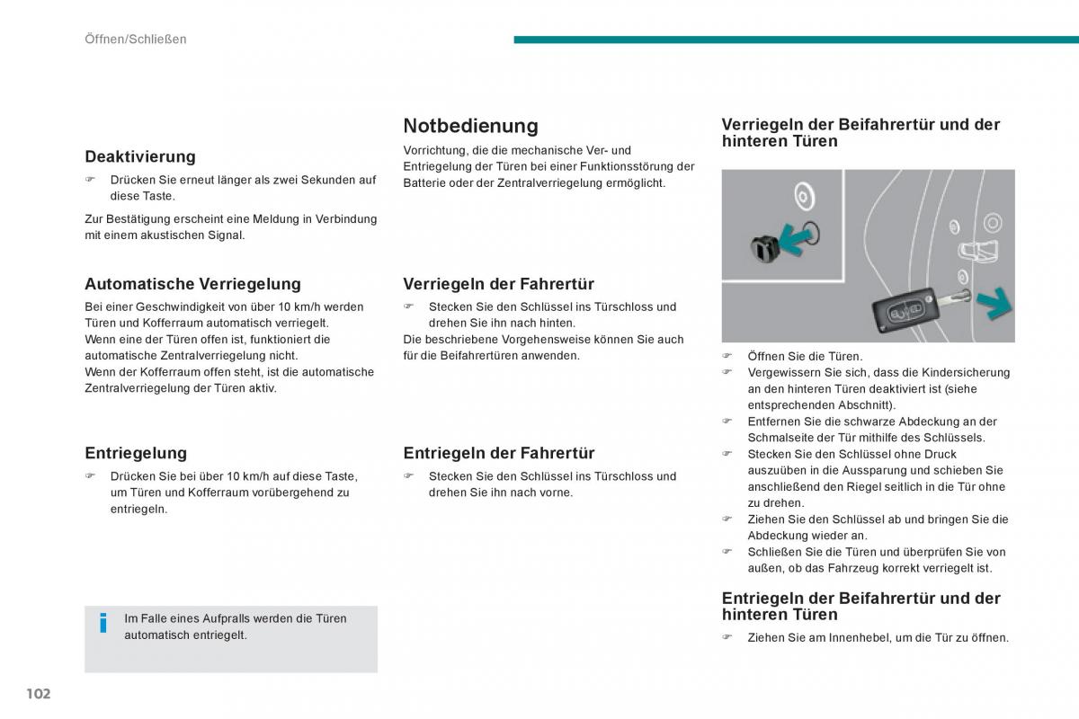 Peugeot 3008 Hybrid Handbuch / page 104