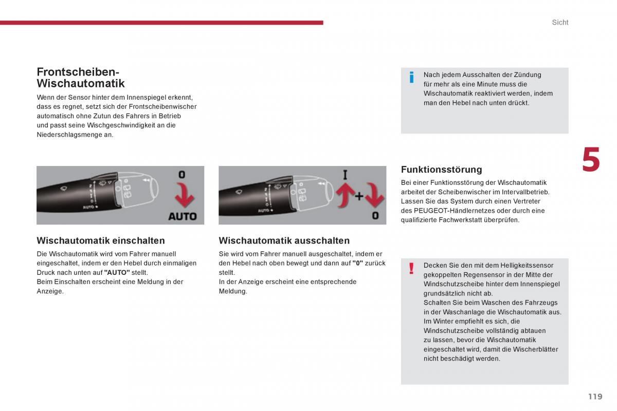 Peugeot 3008 Hybrid Handbuch / page 121