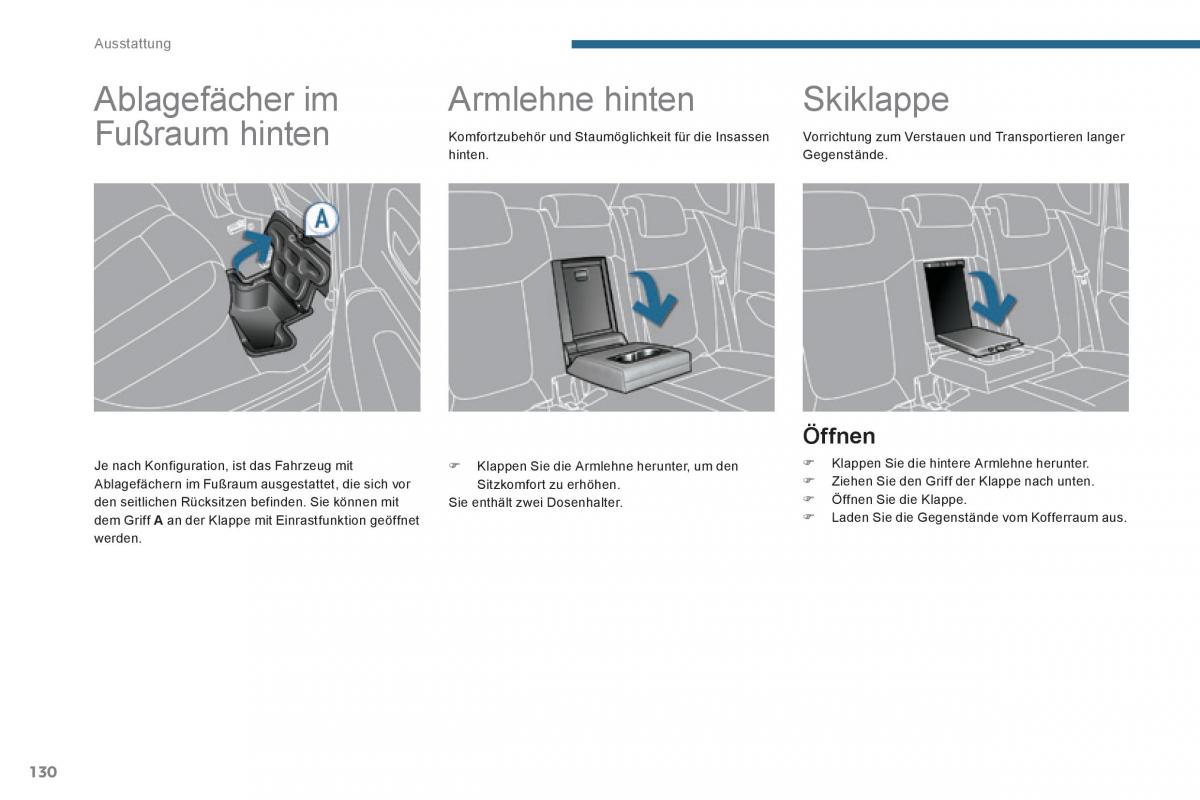 Peugeot 3008 Hybrid Handbuch / page 132