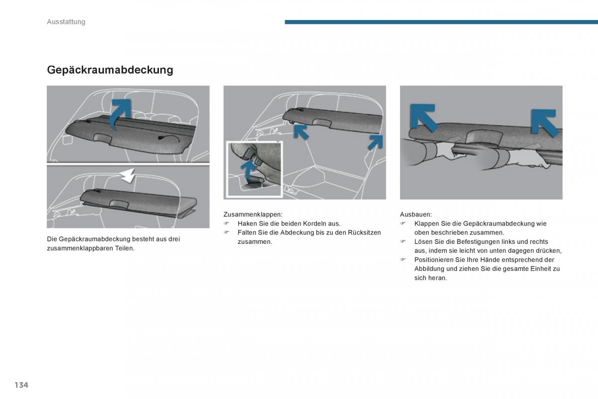 Peugeot 3008 Hybrid Handbuch / page 136