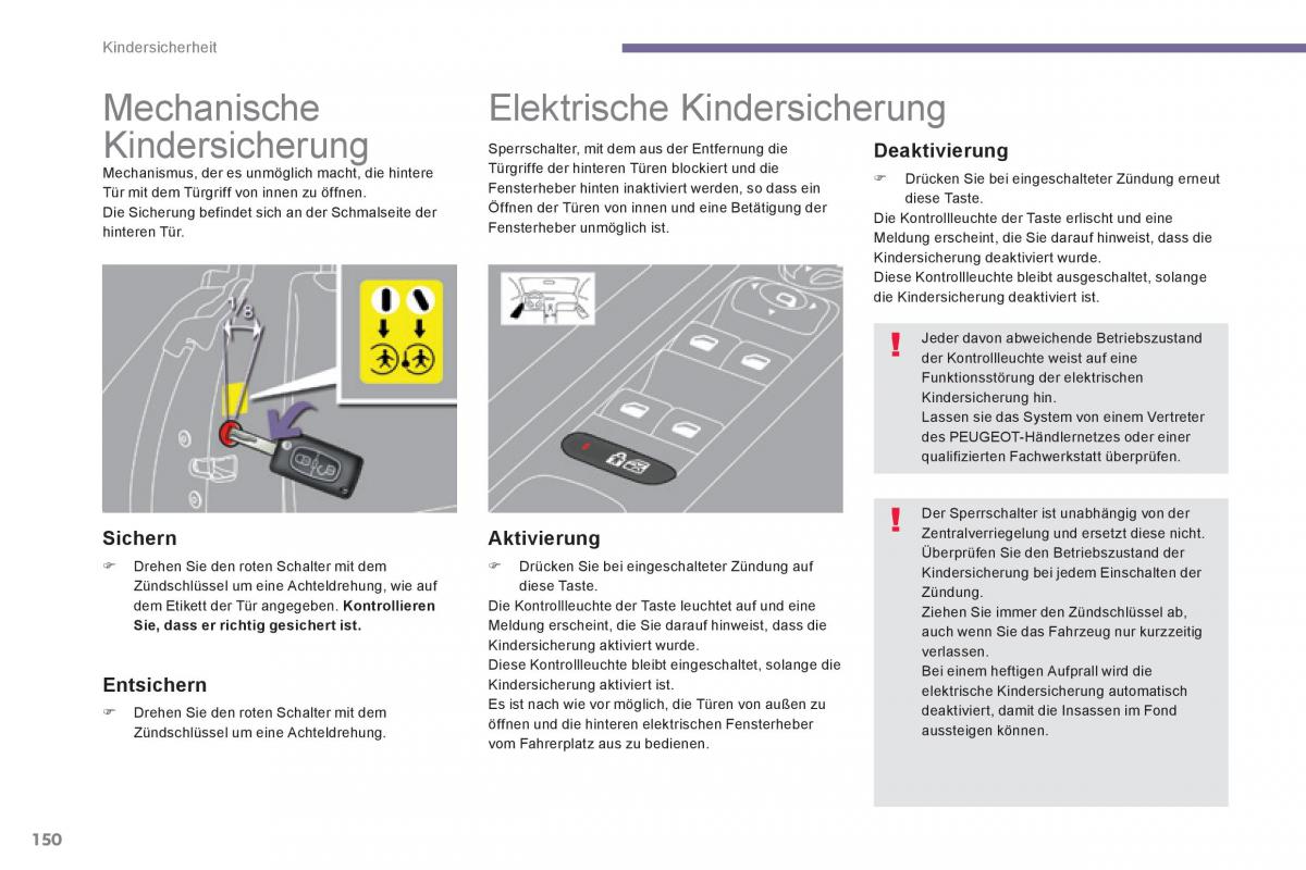 Peugeot 3008 Hybrid Handbuch / page 152