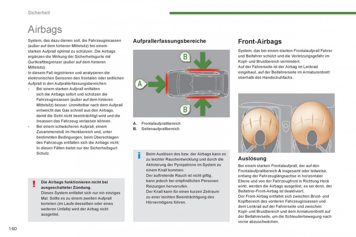 Peugeot 3008 Hybrid Handbuch / page 162