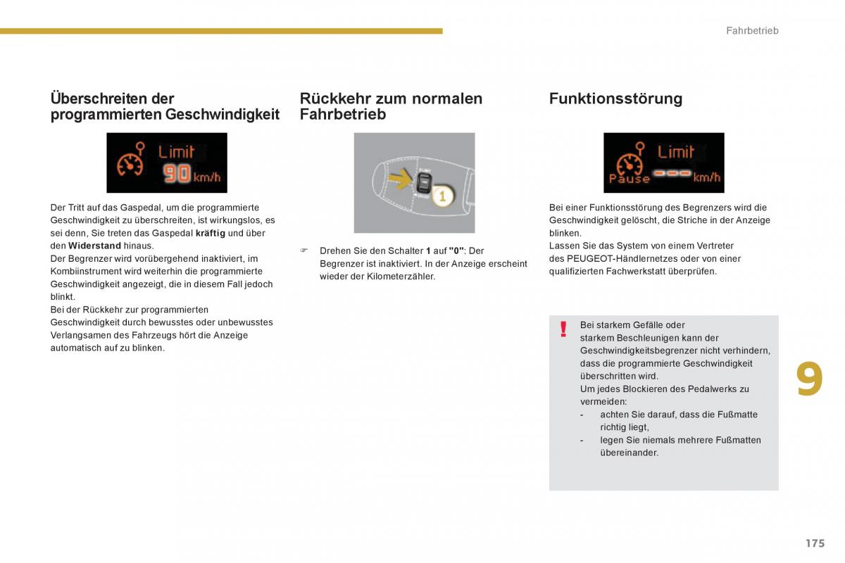 Peugeot 3008 Hybrid Handbuch / page 177