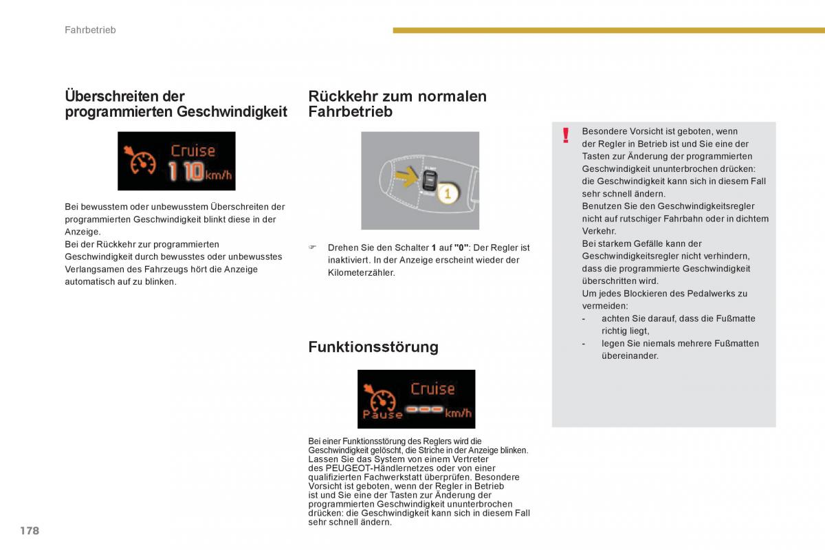 Peugeot 3008 Hybrid Handbuch / page 180