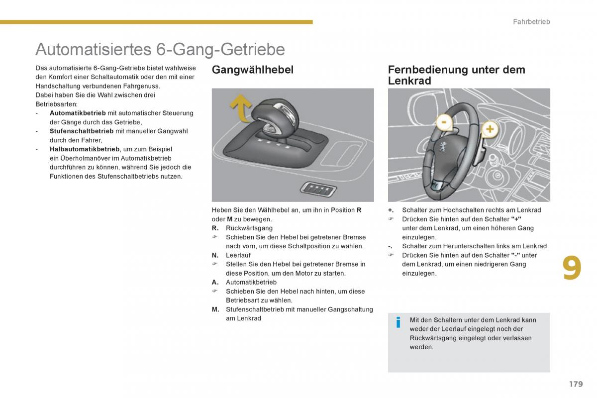 Peugeot 3008 Hybrid Handbuch / page 181