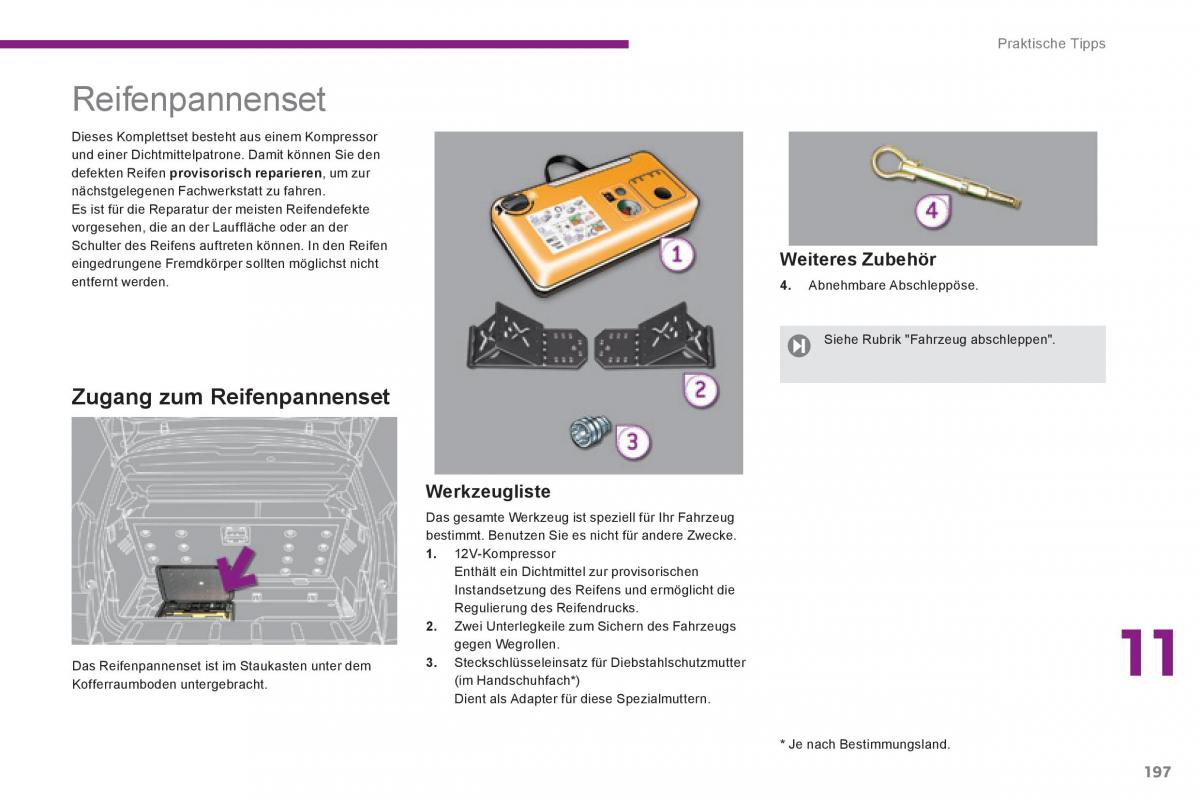 Peugeot 3008 Hybrid Handbuch / page 199