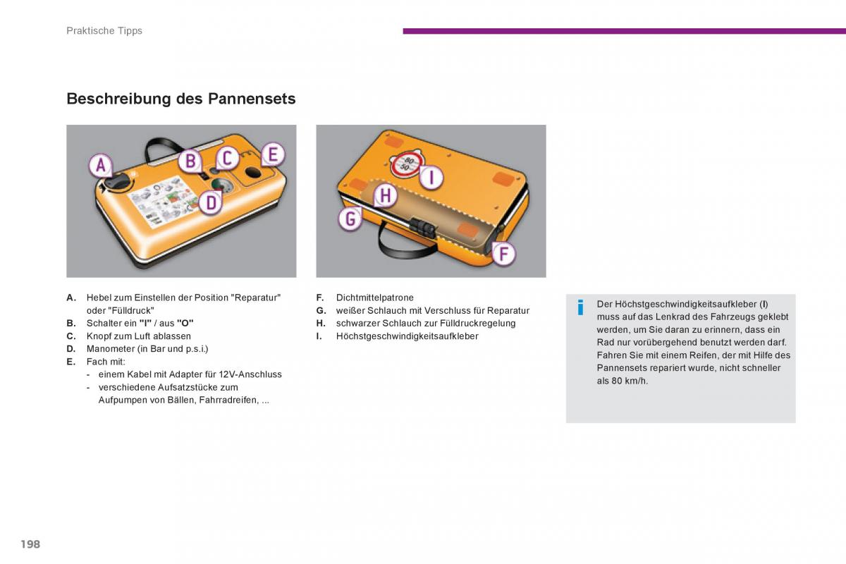 Peugeot 3008 Hybrid Handbuch / page 200