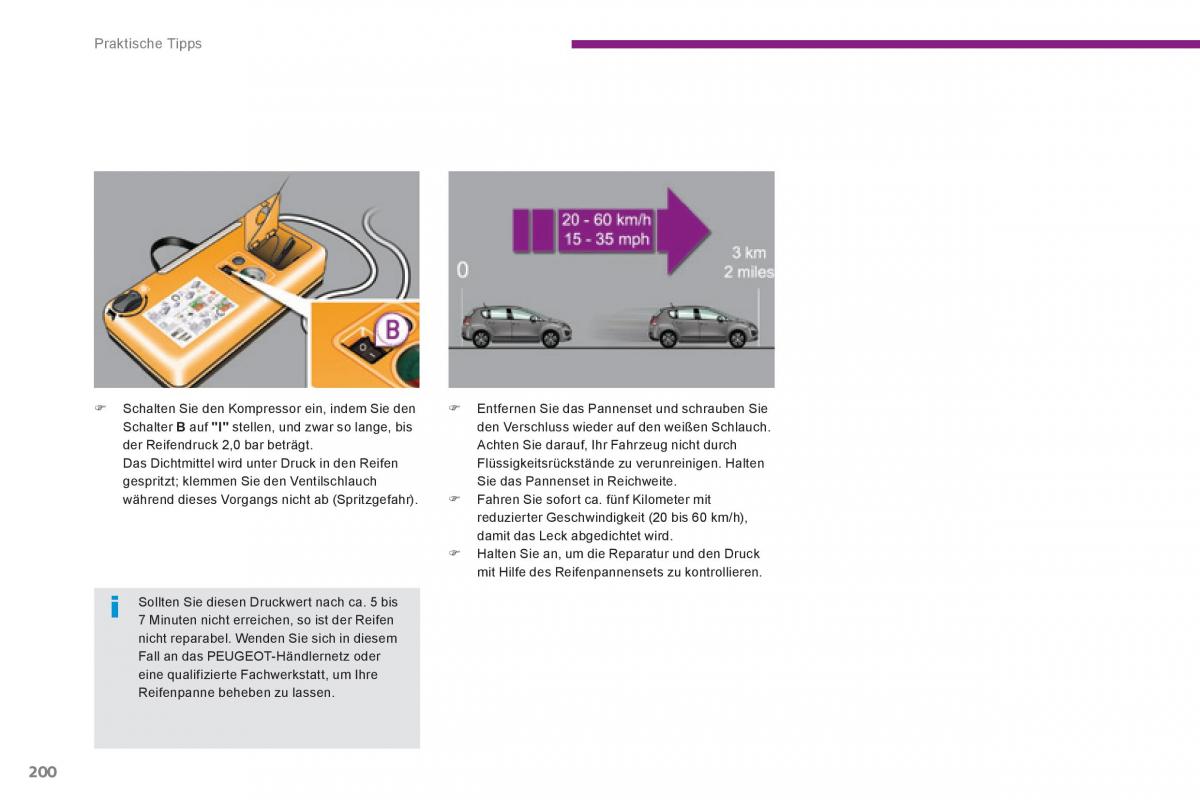 Peugeot 3008 Hybrid Handbuch / page 202