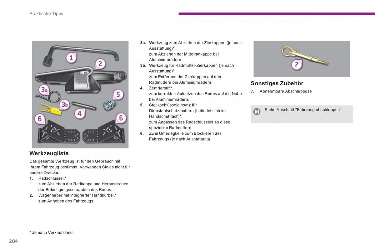 Peugeot 3008 Hybrid Handbuch / page 206