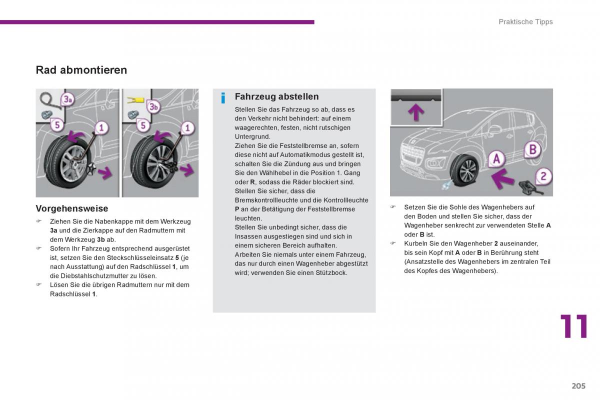 Peugeot 3008 Hybrid Handbuch / page 207