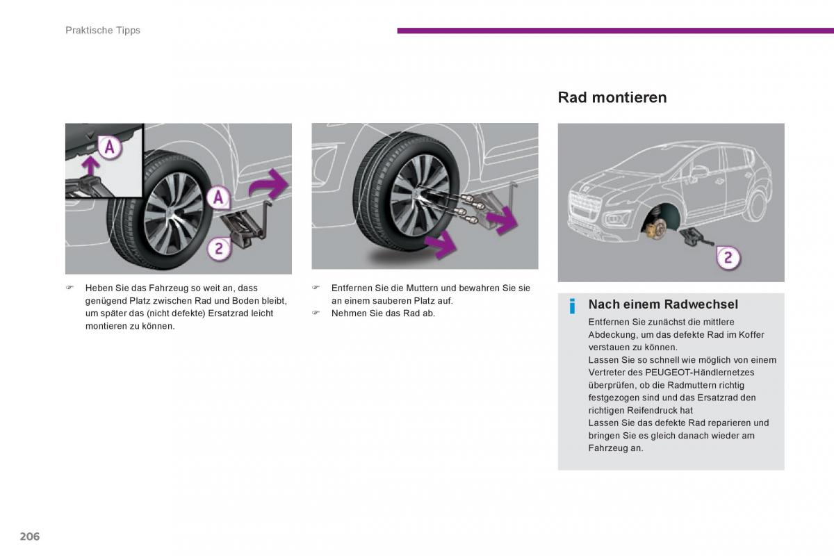 Peugeot 3008 Hybrid Handbuch / page 208