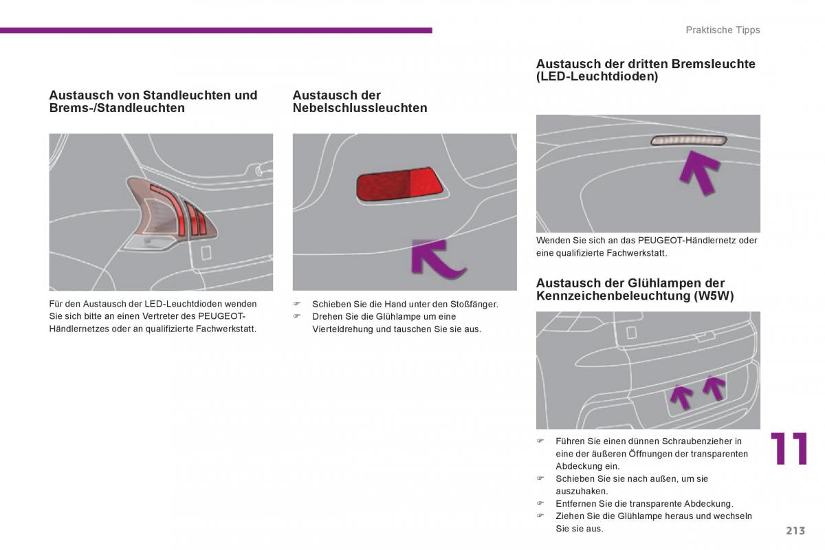 Peugeot 3008 Hybrid Handbuch / page 215