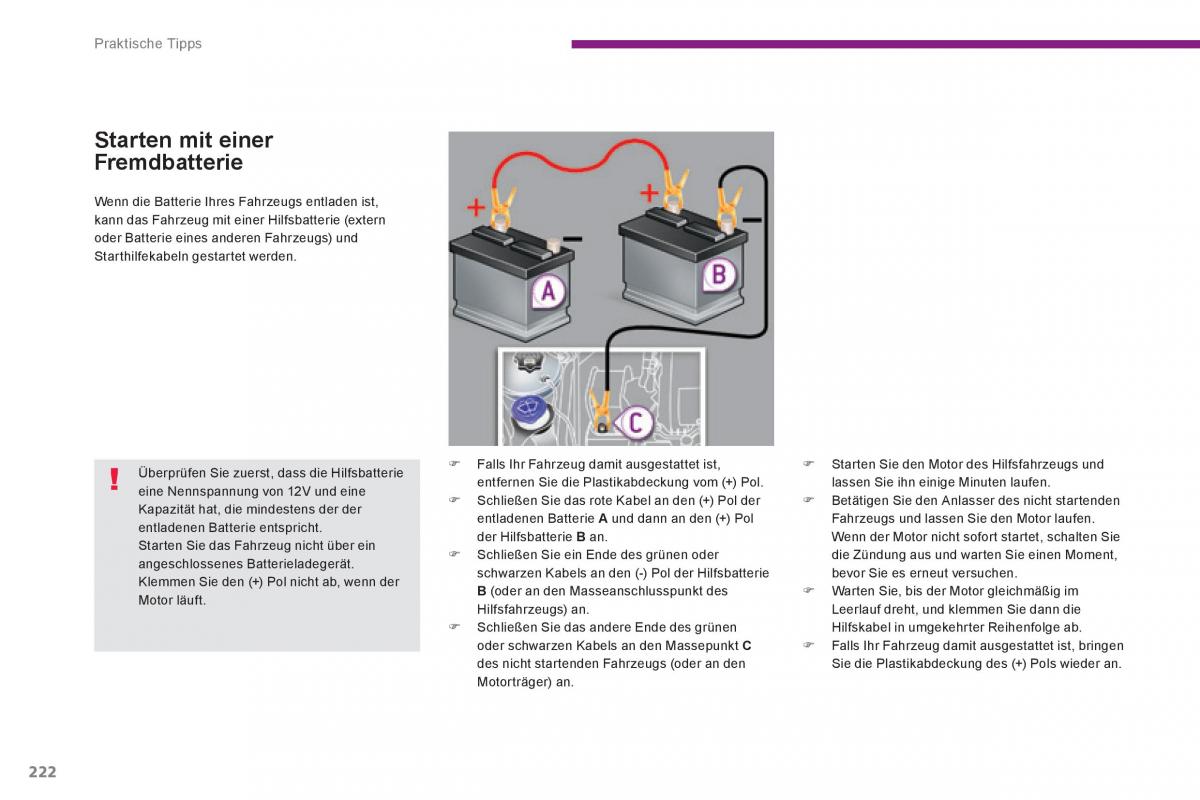 Peugeot 3008 Hybrid Handbuch / page 224