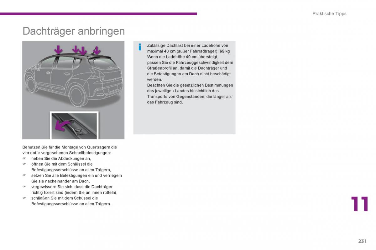 Peugeot 3008 Hybrid Handbuch / page 233