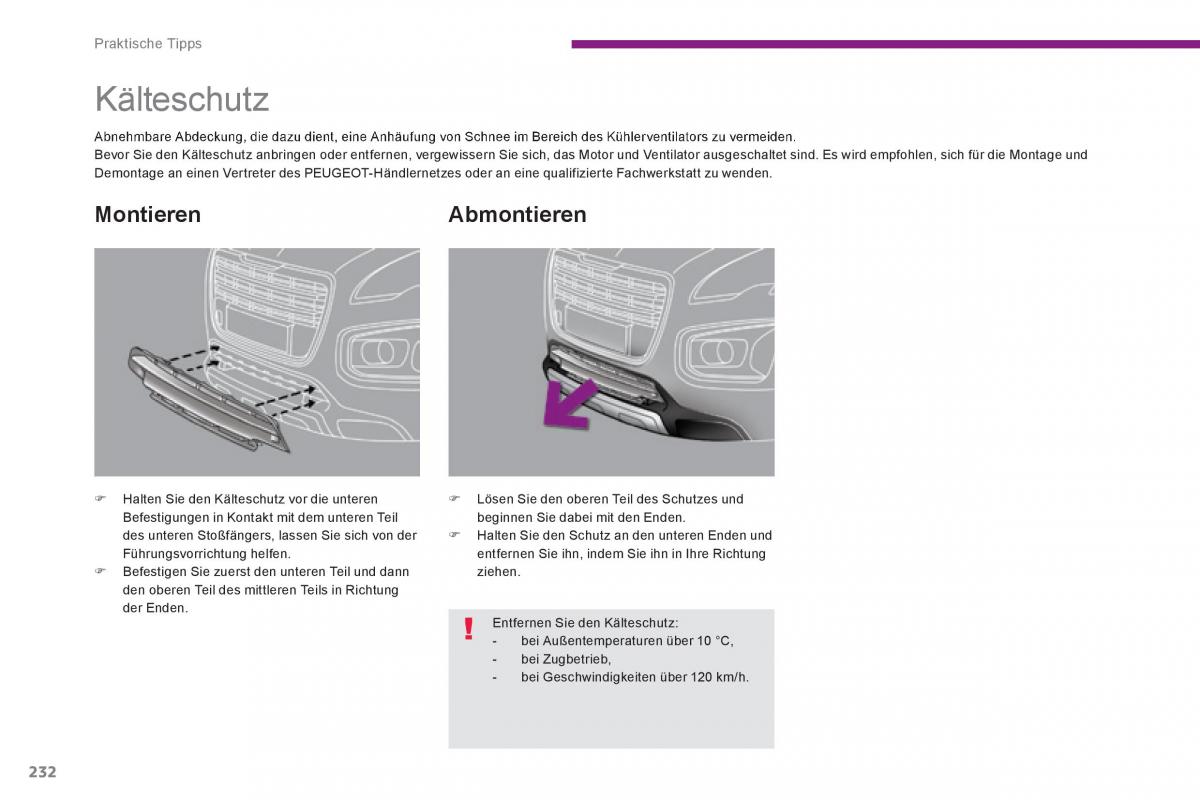 Peugeot 3008 Hybrid Handbuch / page 234