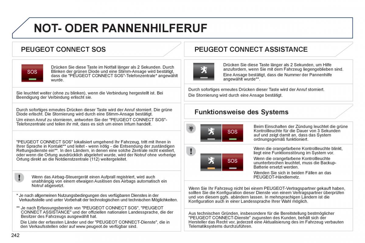 Peugeot 3008 Hybrid Handbuch / page 244