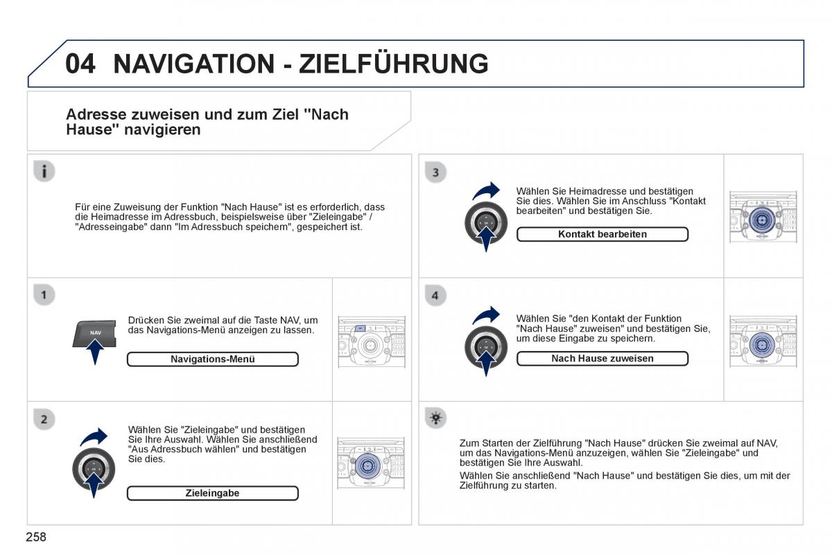 Peugeot 3008 Hybrid Handbuch / page 260