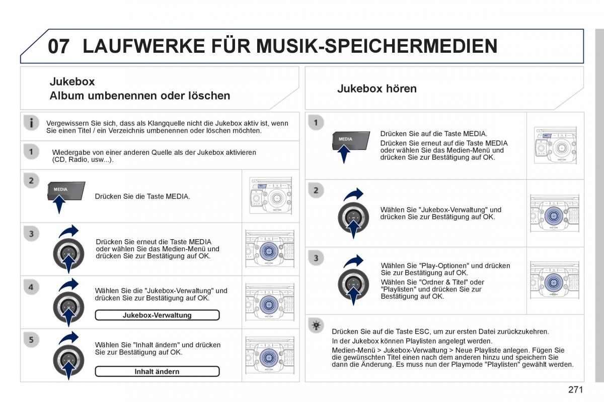 Peugeot 3008 Hybrid Handbuch / page 273