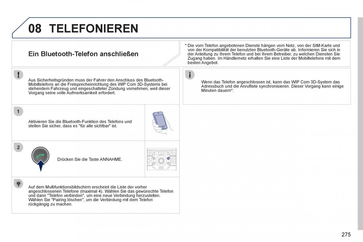 Peugeot 3008 Hybrid Handbuch / page 277